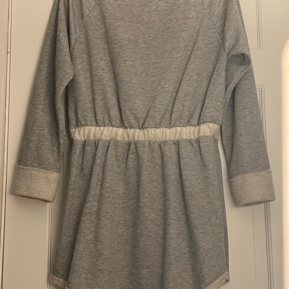 Lulu’s Heather Grey Long Sleeve Mini Dress - Picture 4 of 4
